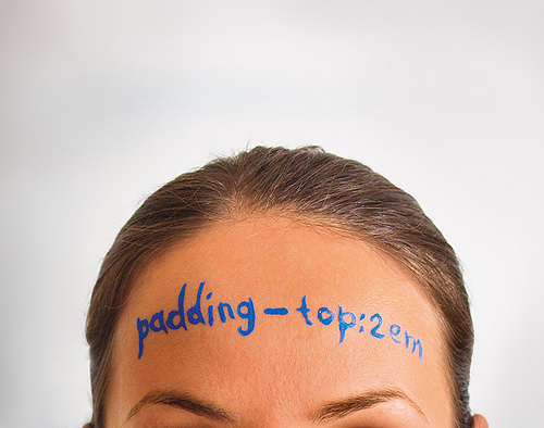 CSS padding-top